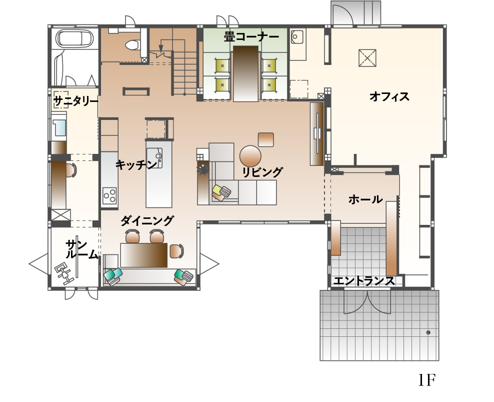 伊勢明和展示場／間取り図1F