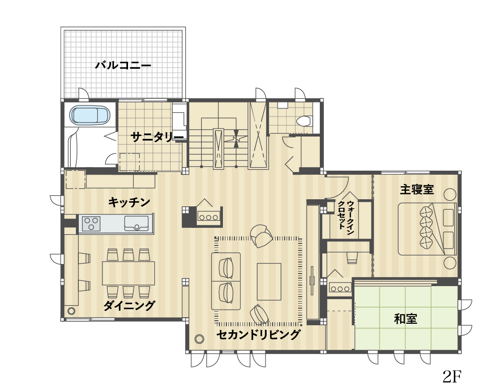 鈴鹿展示場／間取り図2F