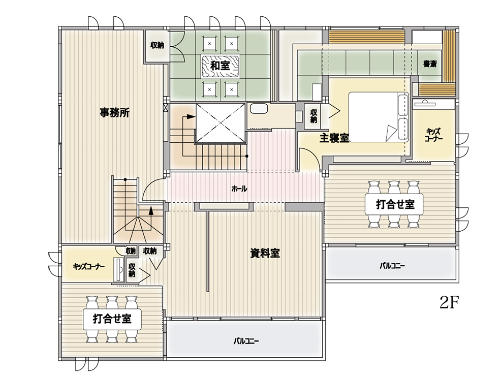 津ハイム展示場／間取り図2F