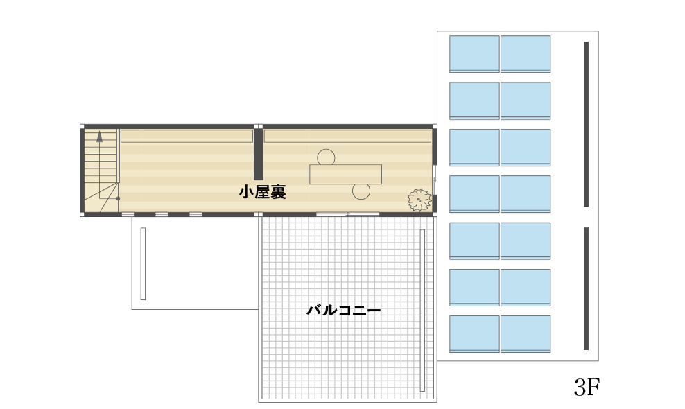 四日市展示場／間取り図3F