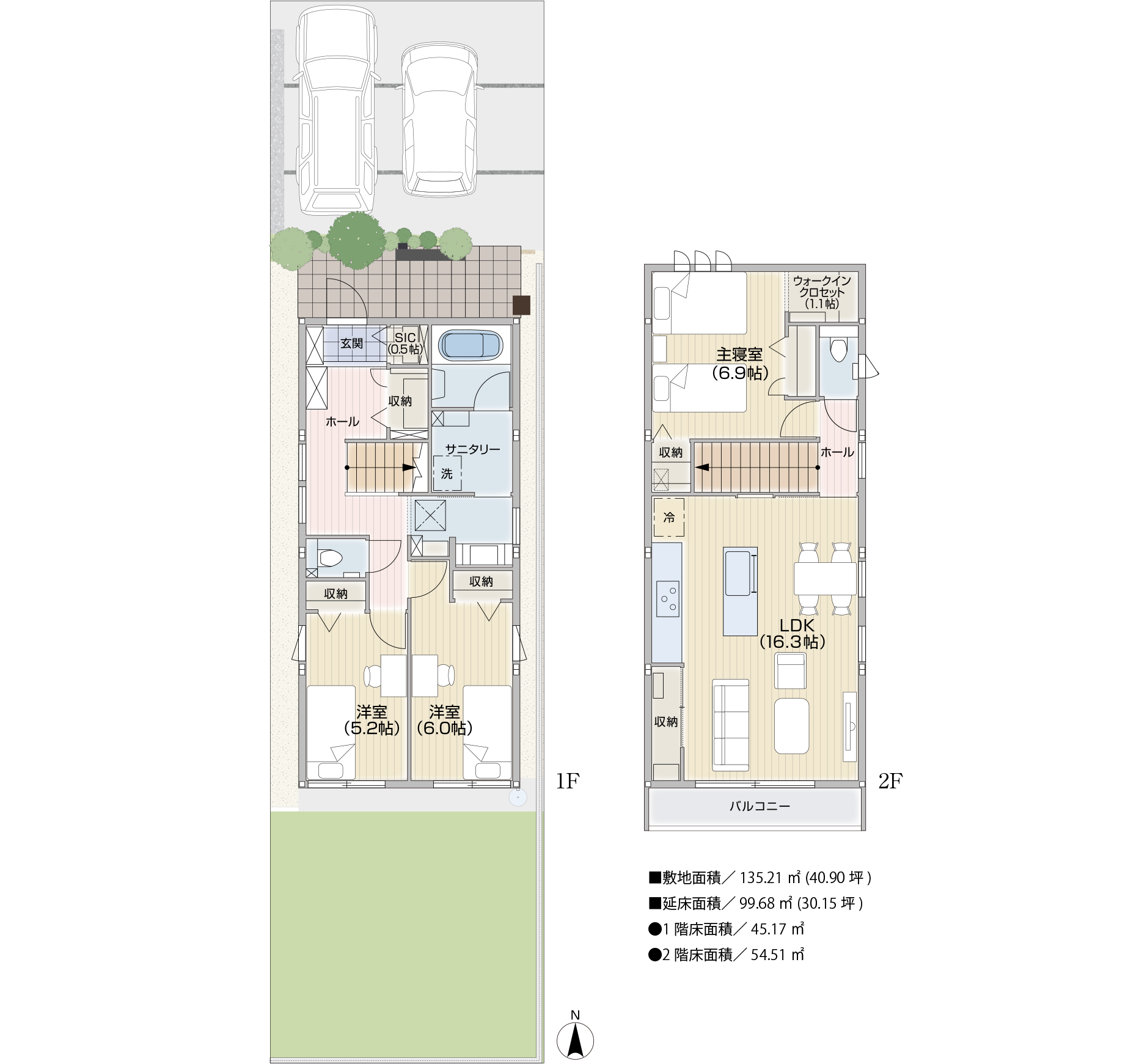 スマートハイムプレイス呼続駅西宿泊体感棟間取り図